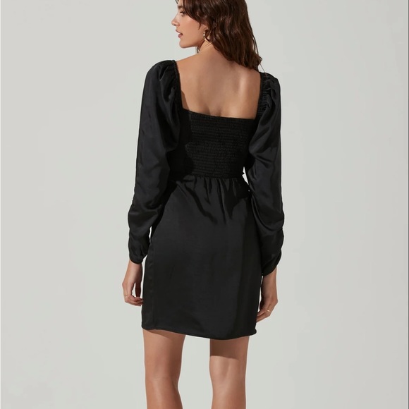 Astr Dresses Astr Lace Bustier Long Sleeve Mini Dress Poshmark